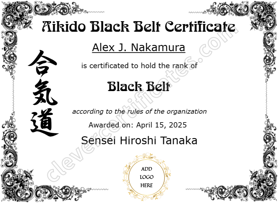 Certificate preview