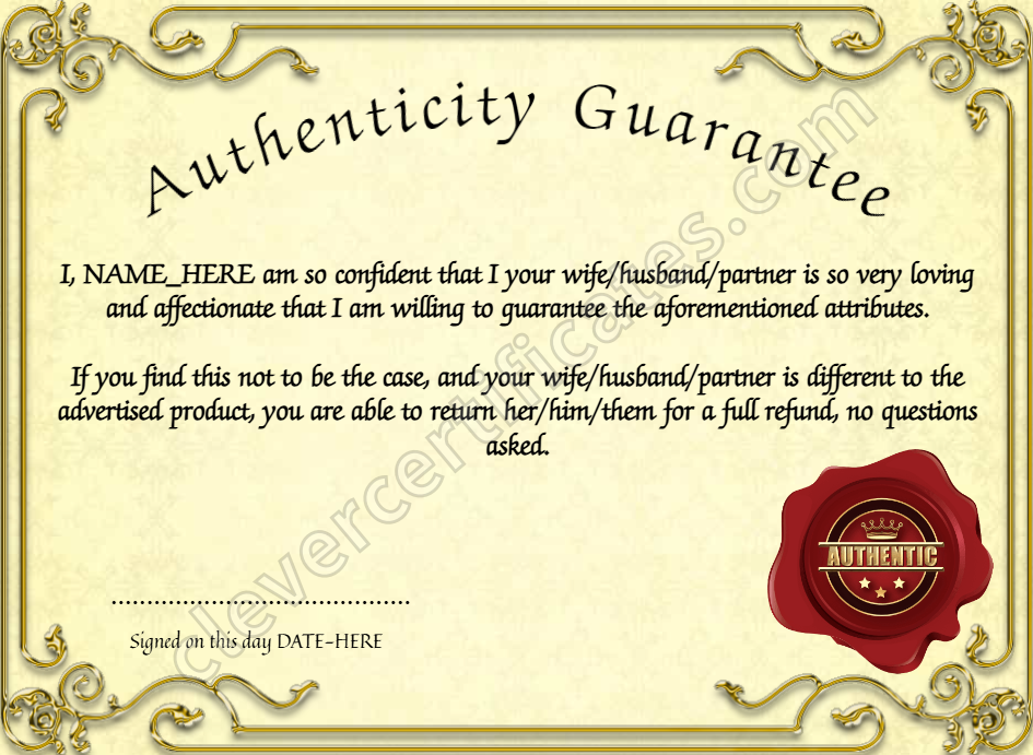 Certificate preview