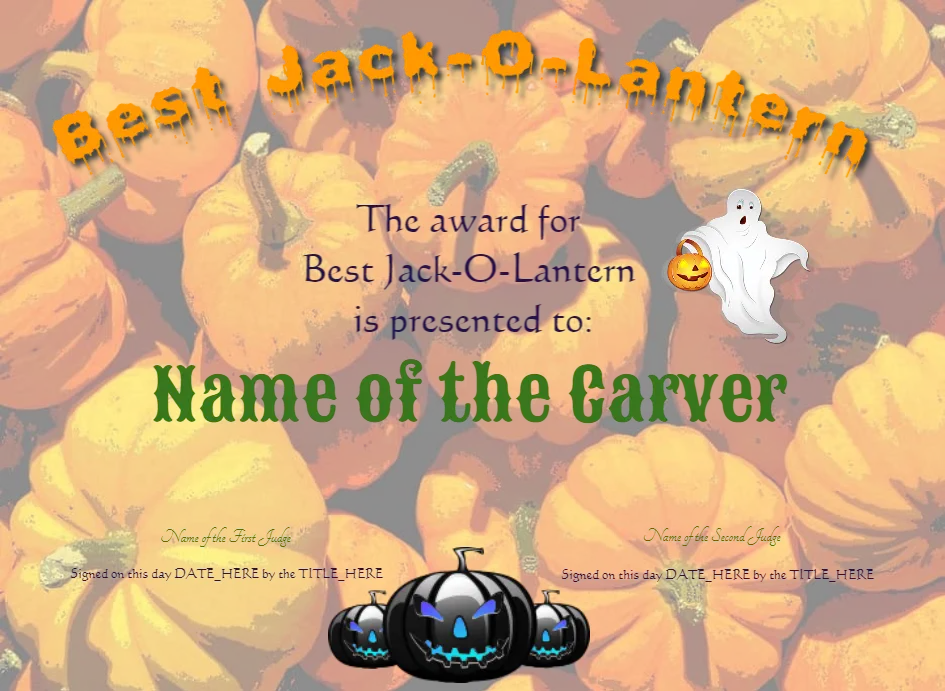Certificate preview