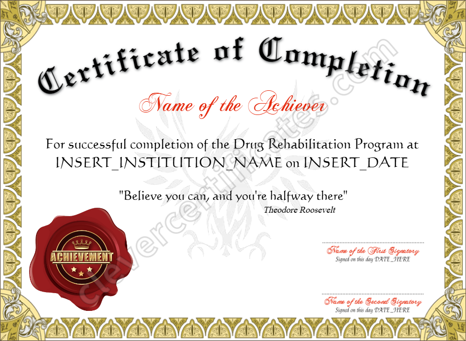 Certificate preview