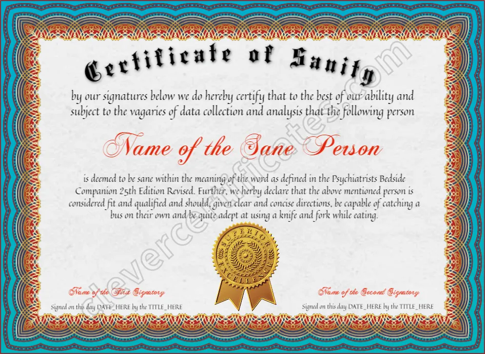Certificate preview