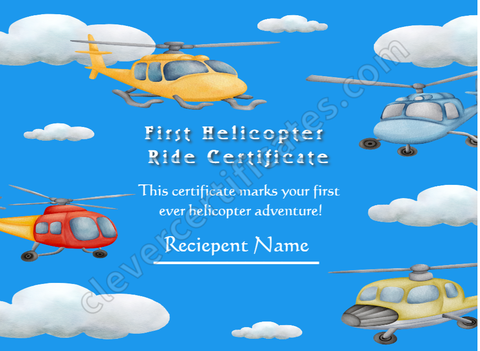 Certificate preview