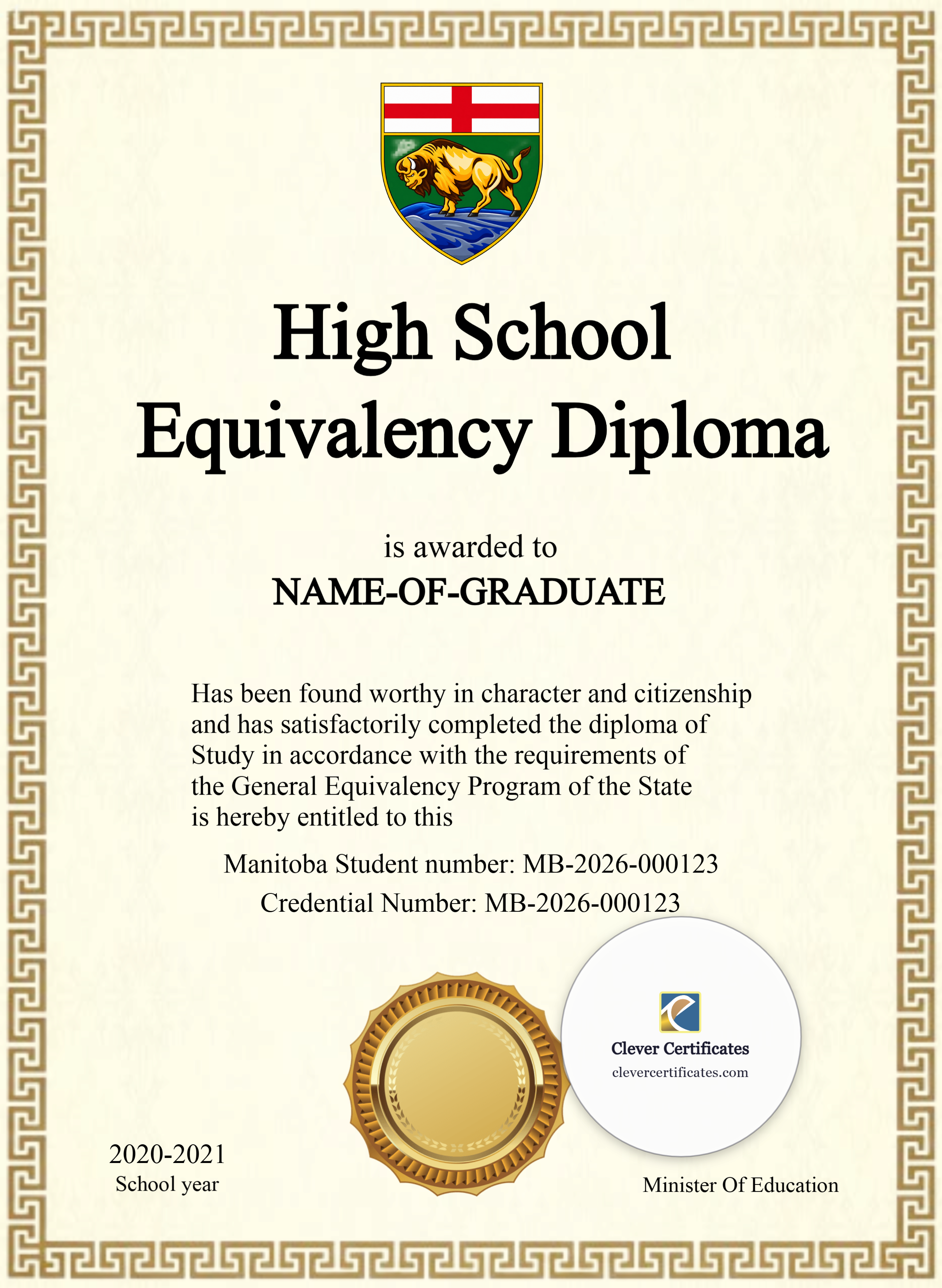 Certificate preview