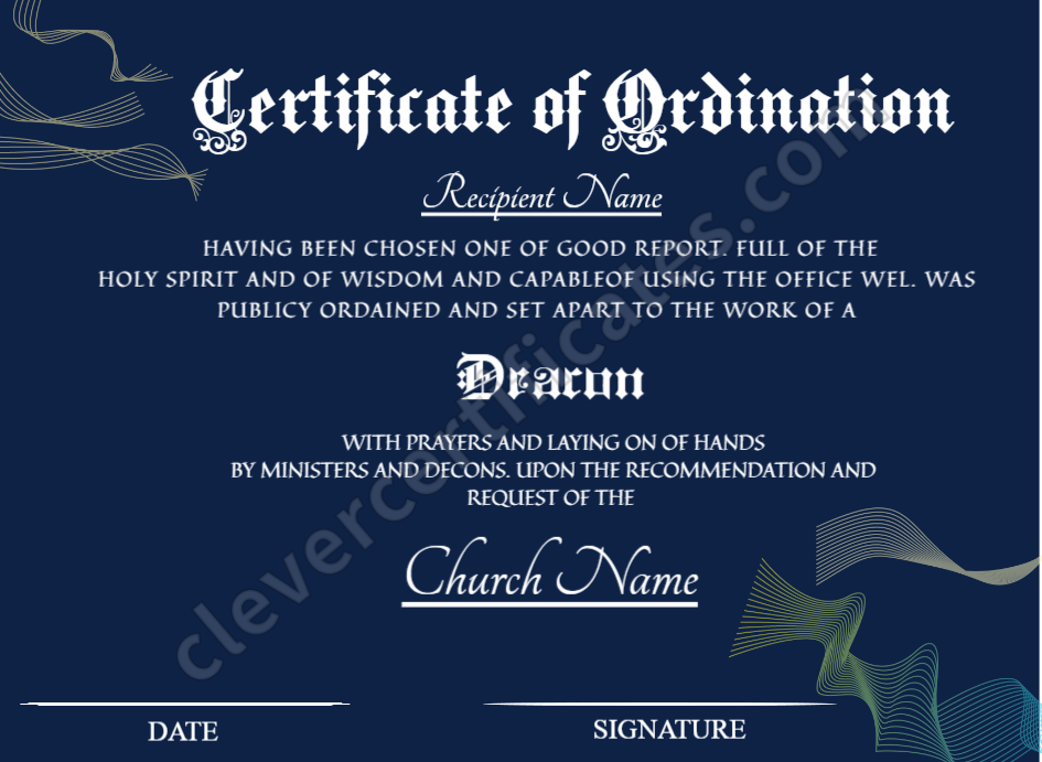 Certificate preview