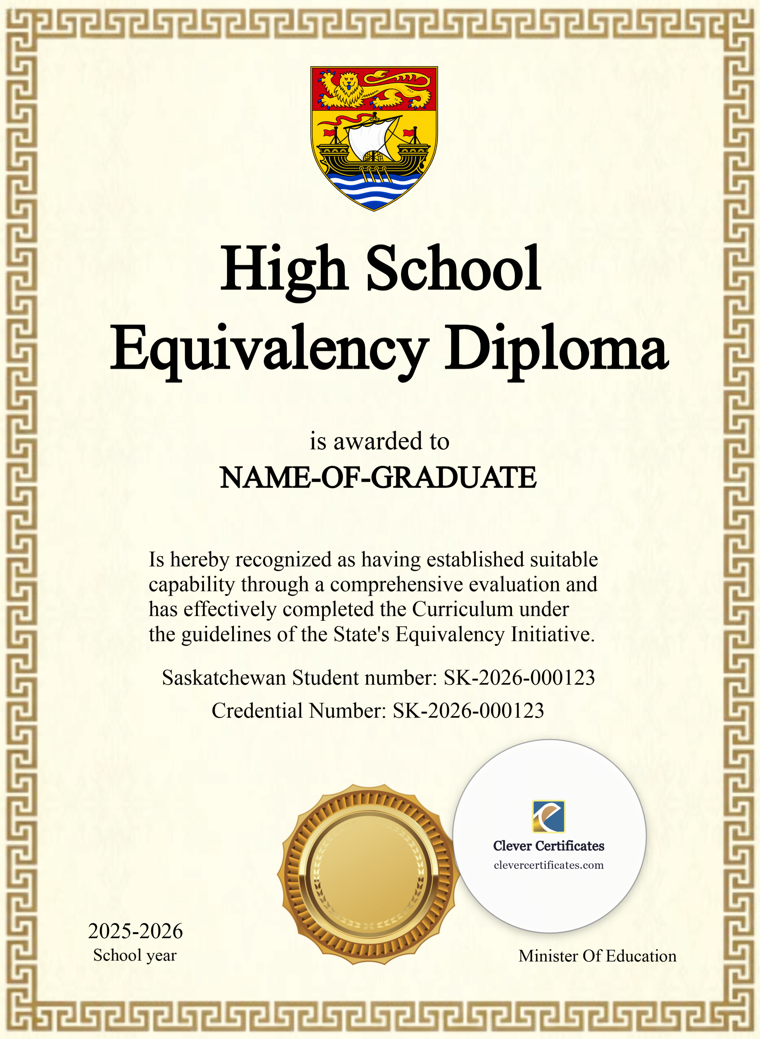 Certificate preview