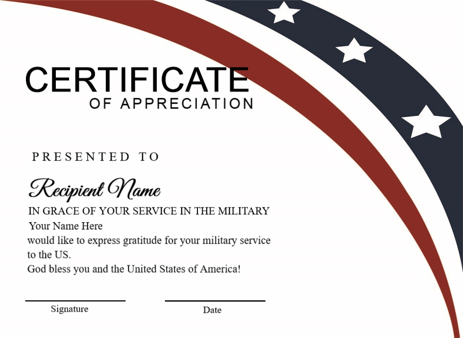 Certificate preview