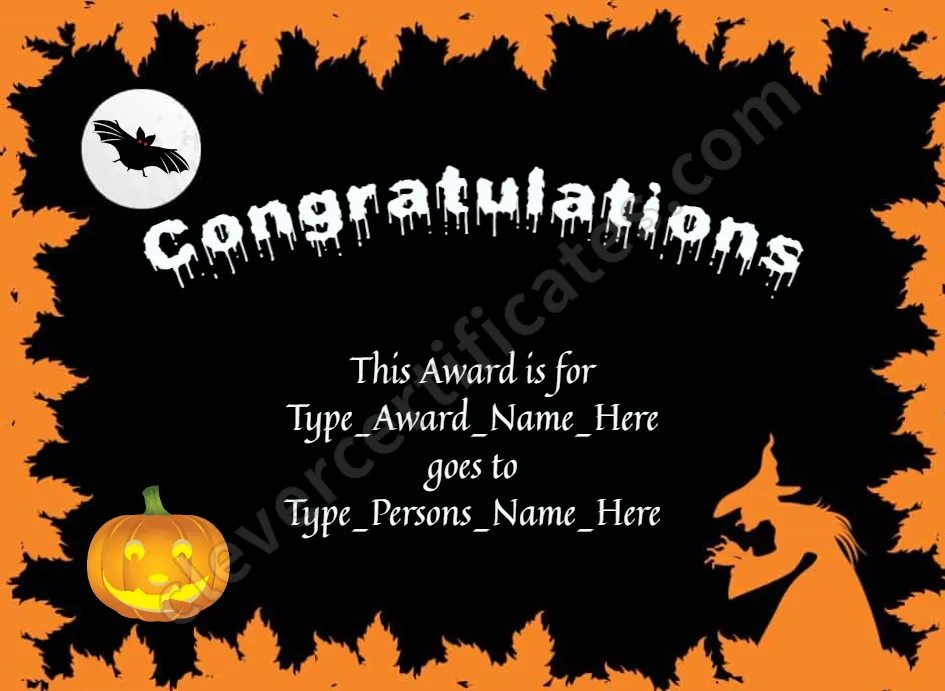 Certificate preview