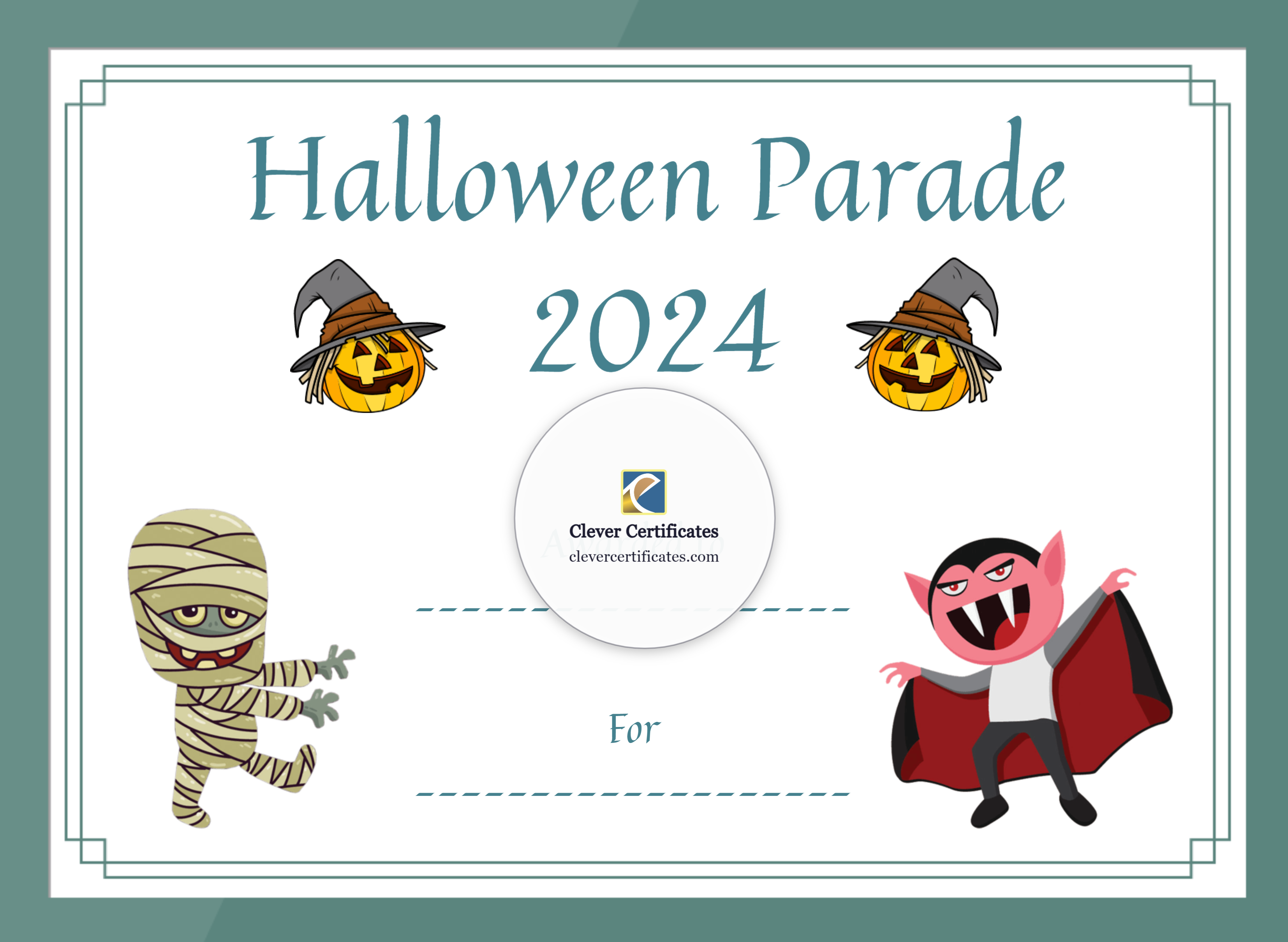 Certificate preview