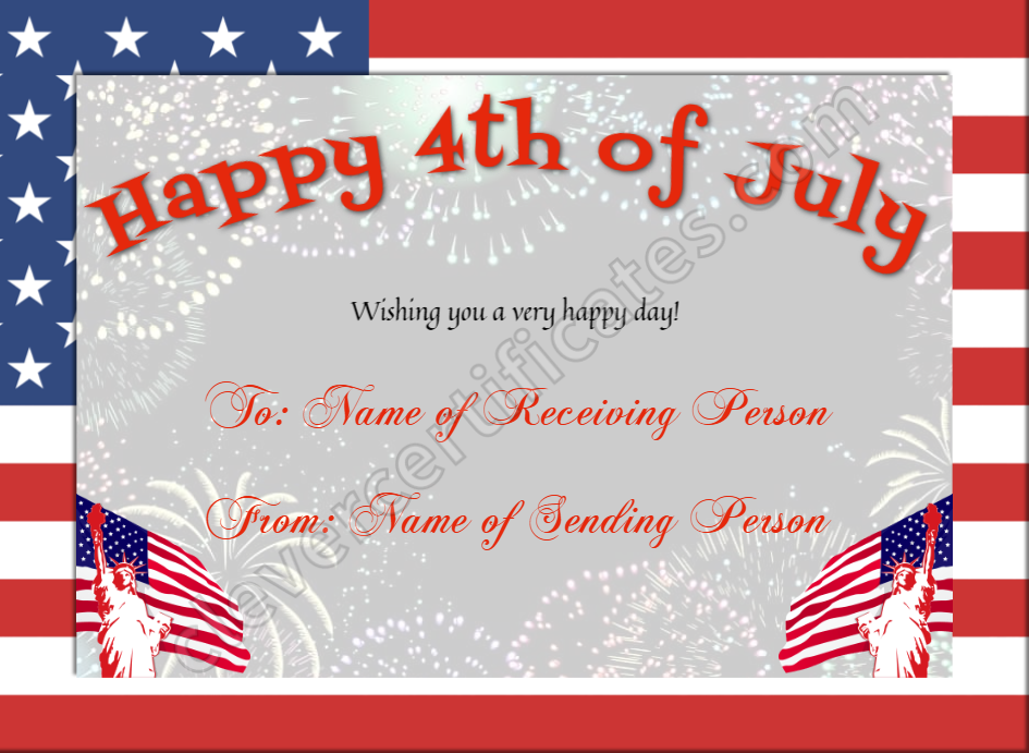 Certificate preview