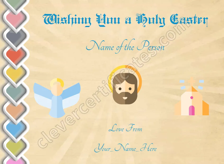Certificate preview