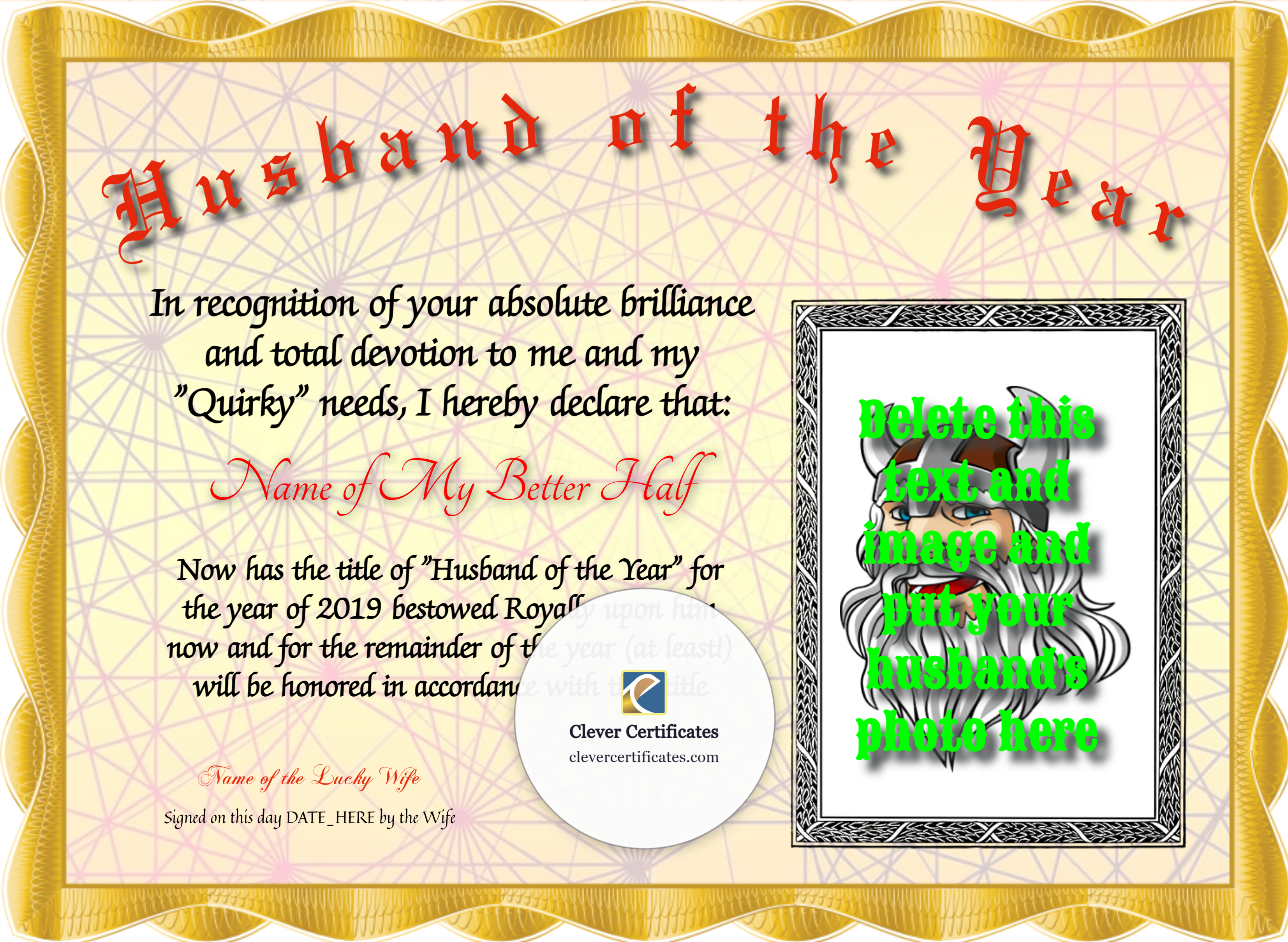 Certificate preview