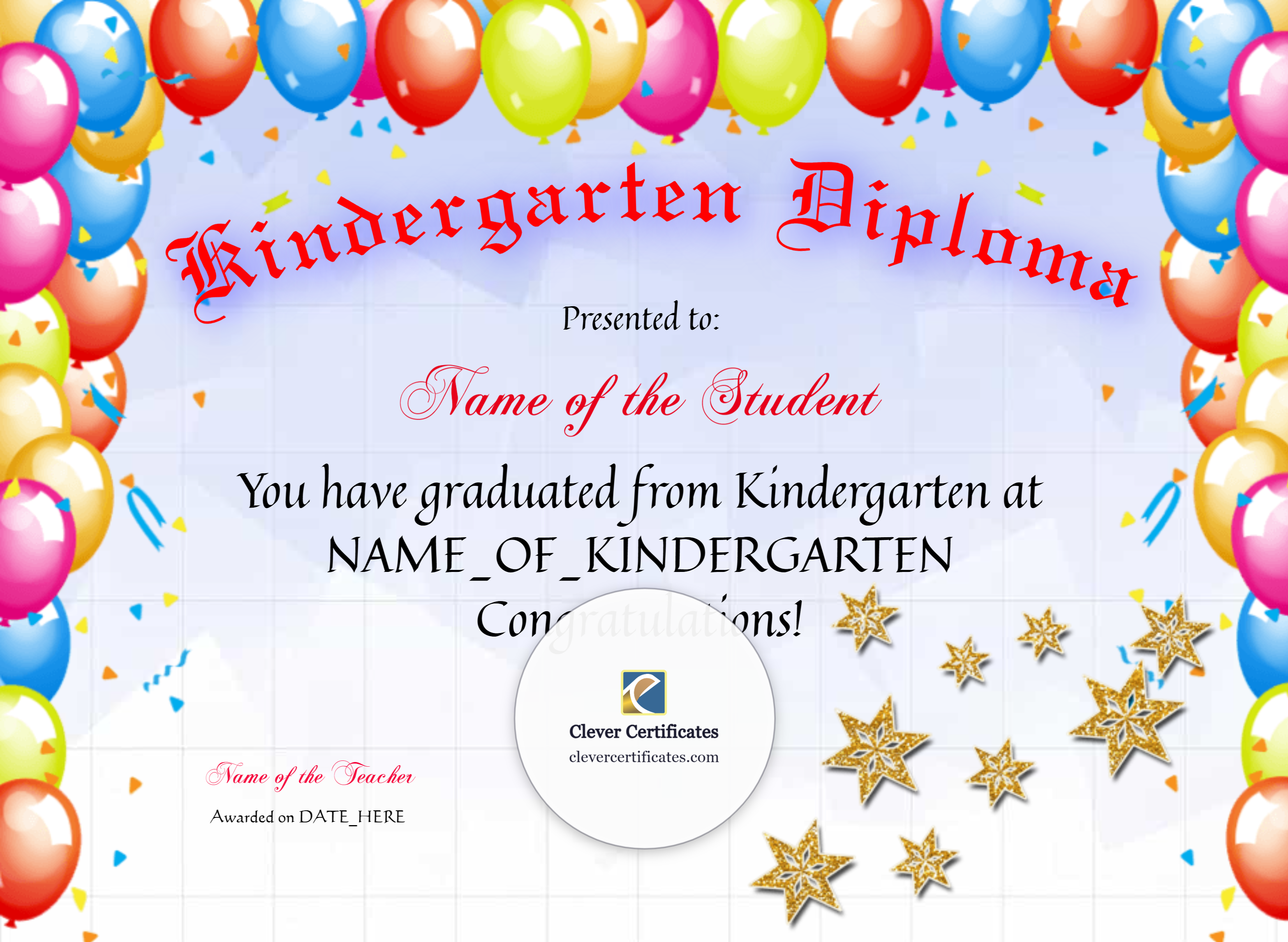 Certificate preview