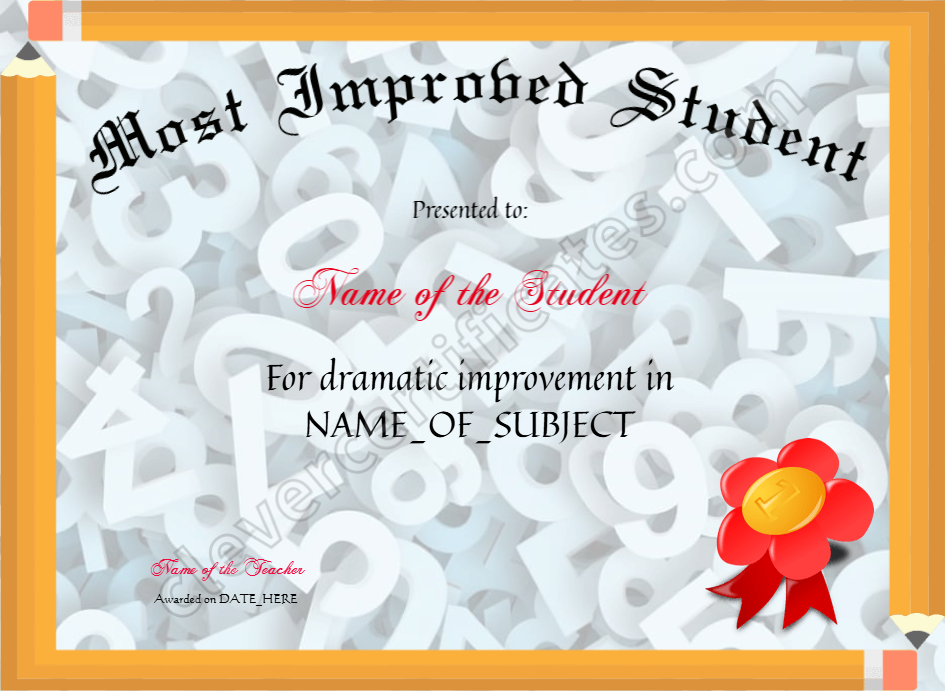 Certificate preview