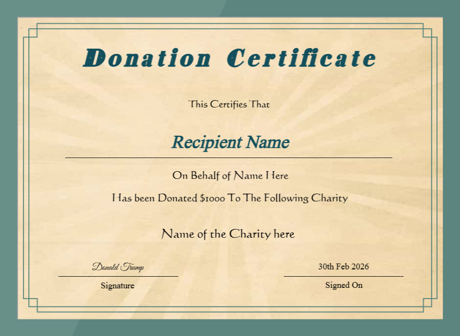 Certificate preview