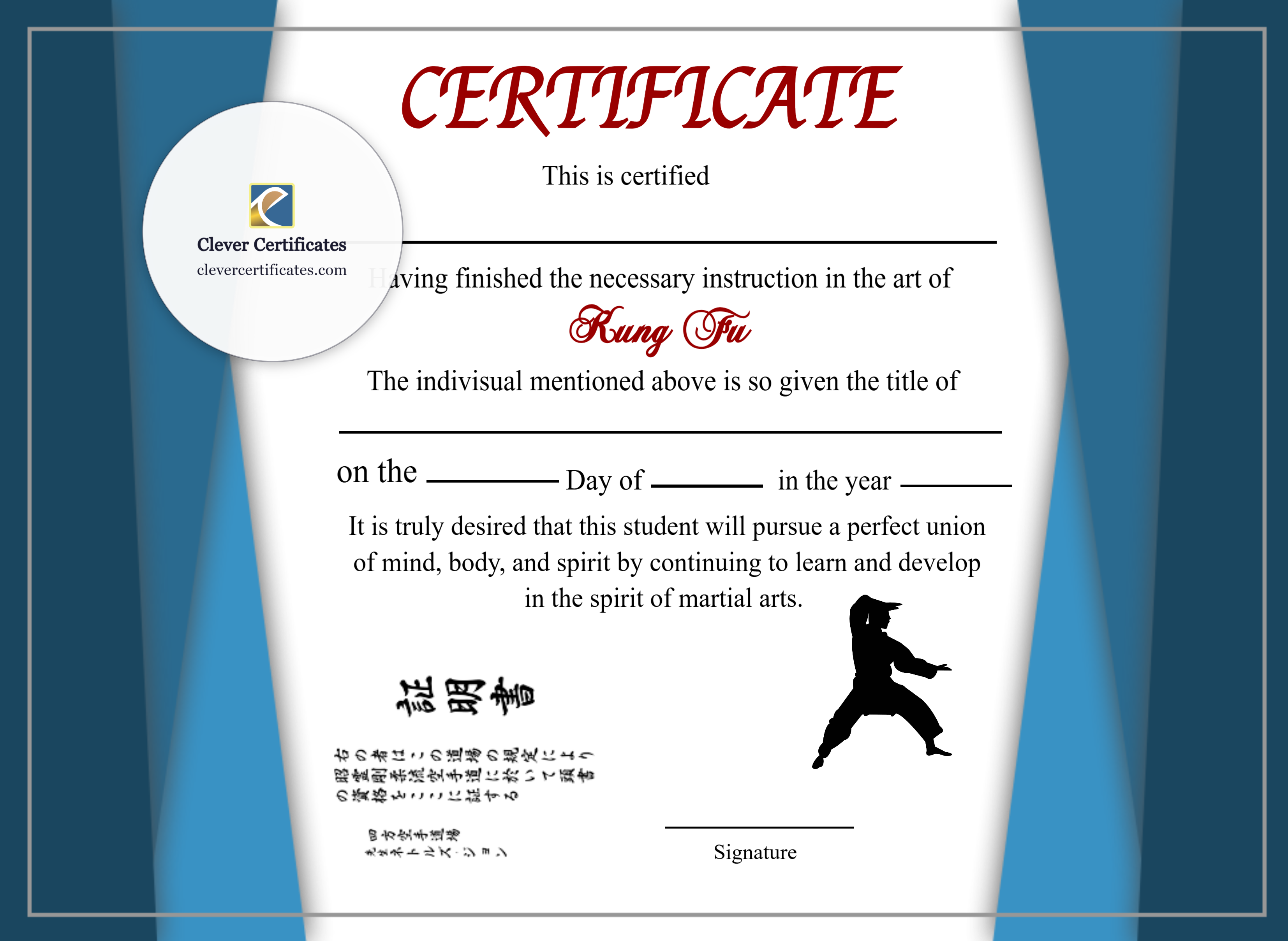 Certificate preview