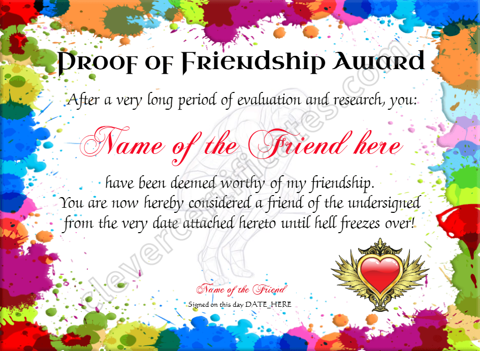 Certificate preview
