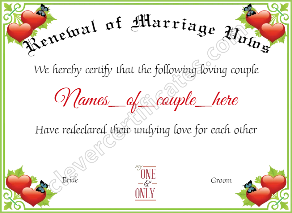 Certificate preview